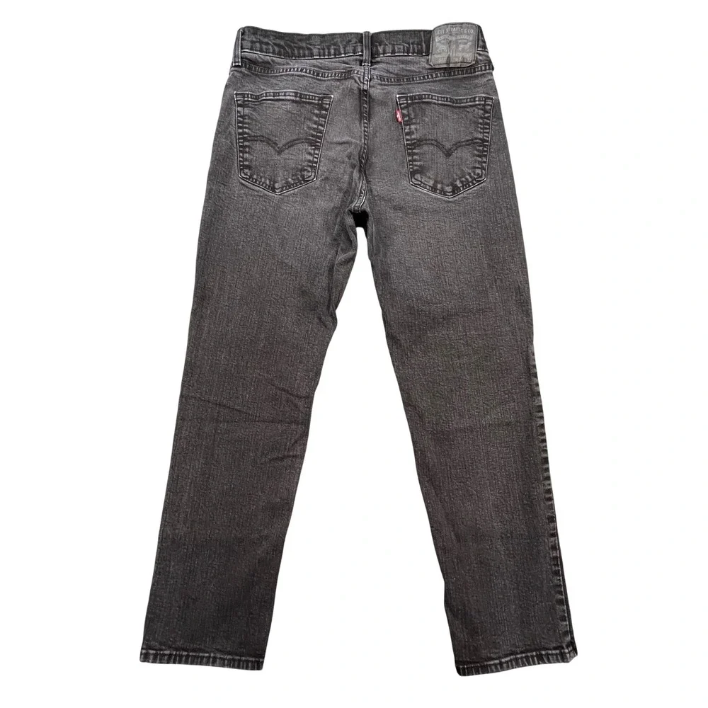 Levi's Black 541 Athletic Taper Stretch Denim Jeans Mens 34x32
